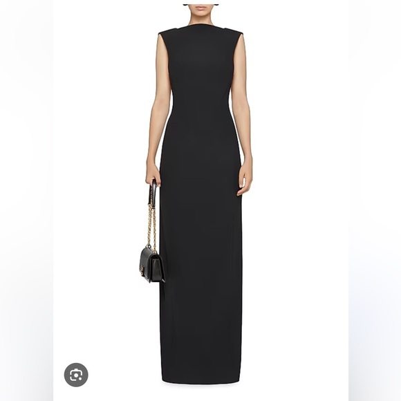 Givenchy Evening Back V Crepe Dress Gown - Picture 11 of 11